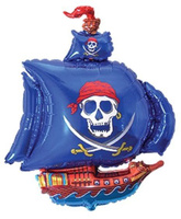 Шарик фольгированный "Пиратский корабль"