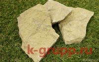 Натуральный камень песчаник жёлтый или горчичный