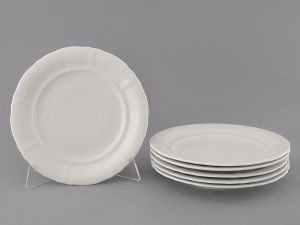 Набор тарелок обеденных 25 см 6 штук, Соната 07160115-0000, Leander