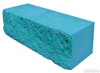 Кирпич декоративный колотый, Бессер, 250х120х88 синий