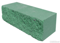 Кирпич декоративный колотый, Бессер, 250*120*88 зеленый