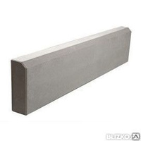 Бордюр тротуарный 500x200x70 вибролитье серый
