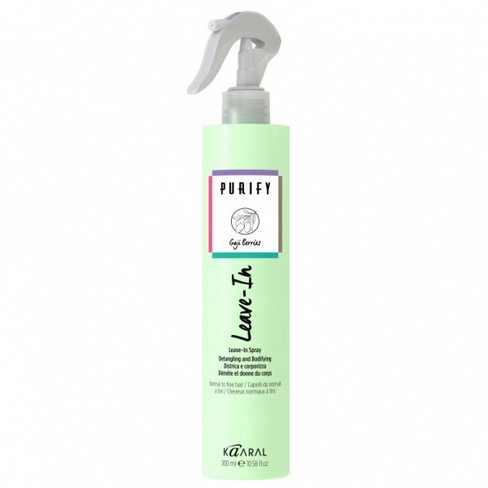 Распутывающий и увлажняющий спрей для нормальных и тонких волос Purify Leave-in Spray (K1246, 300 мл) Kaaral (Италия)