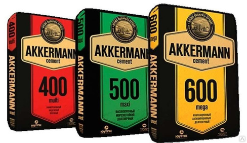 Цемент М400 AKKERMANN 50 кг