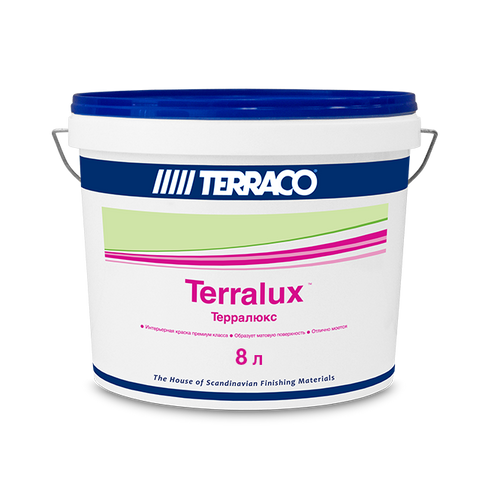 Акриловая краска TERRACO Terralux Pastel 8 л база А