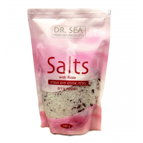 Соль Мертвого моря с лепестками роз (DS184, 500 г) Dr. Sea (Израиль)