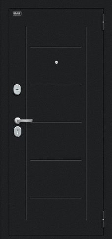 Дверь входная Пик 117.С14 Букле черное/Casablanca BRAVO