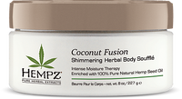Суфле для тела с мерцающим эффектом Herbal Body Souffle Coconut Fusion Hempz (США)