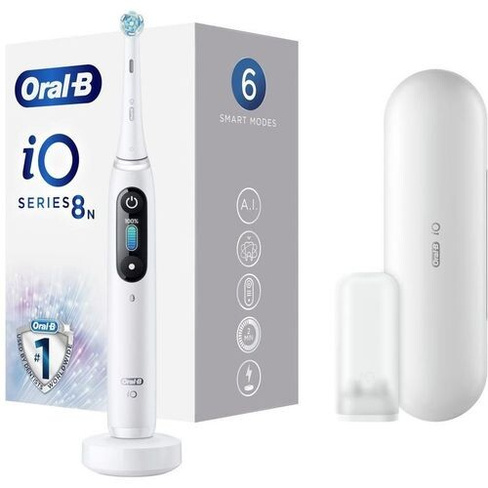 Электрическая зубная щетка Oral-B iO Series 8 Limited Edition насадки для щётки: 1шт, цвет:белый