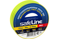 Изолента "Safeline" 19/20 (жёлто-зелёный)