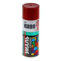 Эмаль алкидная Kudo KU-1024 красно-коричневый аэрозоль 520 мл