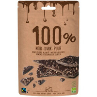 Сладости Belvas Шоколад тёмный "Belgian Thins 100%" Belvas 80 г