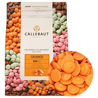 Шоколад Callebaut Апельсин, Бельгия. Заводская упаковка 2,5 кг.
