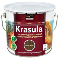 Krasula 3л палисандр, Защитно-декоративный состав для дерева и древесины Красула, пропитка, лазурь
