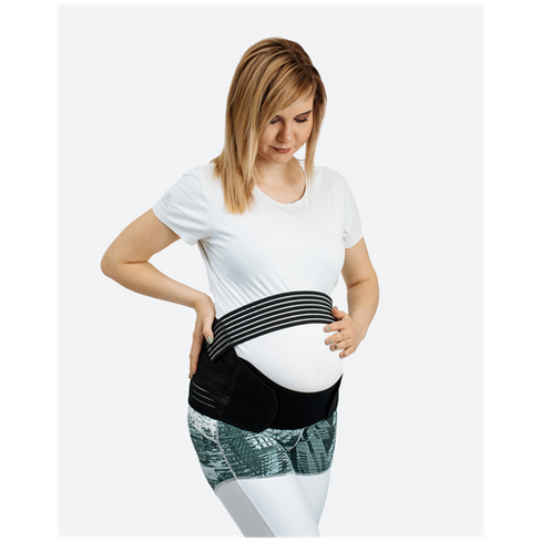 Пояс (бандаж) для беременных 4 в 1 universal, дородовой, послеродовой, черный, альмед S(70-100 см) ALMED