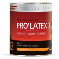 Краска латексная Parade Professional E2 Pro’Latex2 глубокоматовая белый 0.9 л