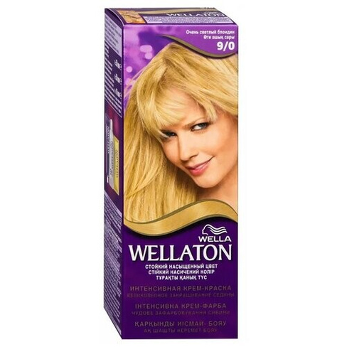 Wellaton стойкая крем-краска для волос, 9/0 очень светлый блондин, 110 мл