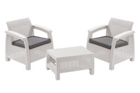 Комплект мебели Corfu Weekend Set (Balcony), белый