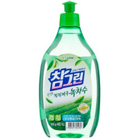LION Жидкость для мытья посуды Chamgreen Зелёный чай, 0.48 л, 0.5 кг