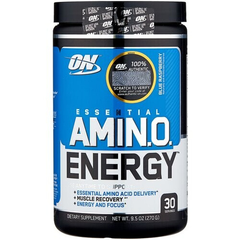 Аминокислотный комплекс Optimum Nutrition Essential Amino Energy, ежевика, 270 гр.