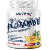 Аминокислотный комплекс Be First Glutamine Powder, ананас, 300 гр.