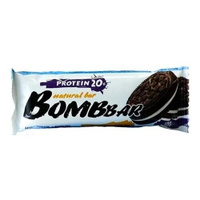 Энергетический батончик BOMBBAR Natural Bar, 60 г, печенье-крем