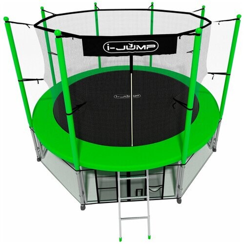 Каркасный батут i-JUMP 10FT 305х305х236 см, green