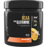 BCAA Maxler BCAA+Glutamine, апельсин, 300 гр.