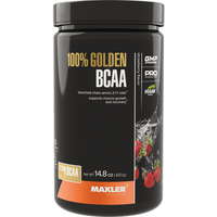 BCAA Maxler 100% Golden, клубника, 420 гр.
