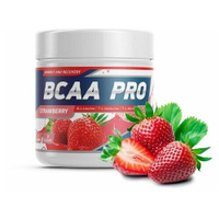 Аминокислота Geneticlab Nutrition BCAA Pro, клубника, 250 гр.