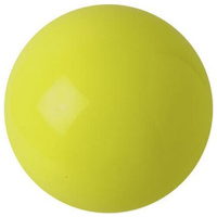Мяч для художественной гимнастики PASTORELLI одноцветный, 16 см, желтый