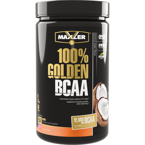 BCAA Maxler 100% Golden, кокосовая вода, 420 гр.