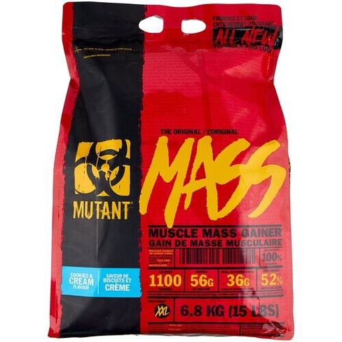 Гейнер Mutant Mass, 6800 г, печенье с кремом