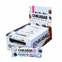 CHIKALAB Глазированный батончик CHIKABAR 60г (20шт коробка) (Кокос) Chikalab