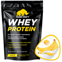 Протеин Prime Kraft Whey, 900 гр., банановый йогурт