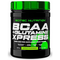 BCAA Scitec Nutrition BCAA + Glutamine Xpress, яблоко, 300 гр.