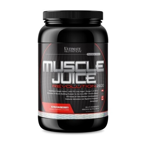 Гейнер Ultimate Nutrition Muscle Juice Revolution, 2120 г, клубника