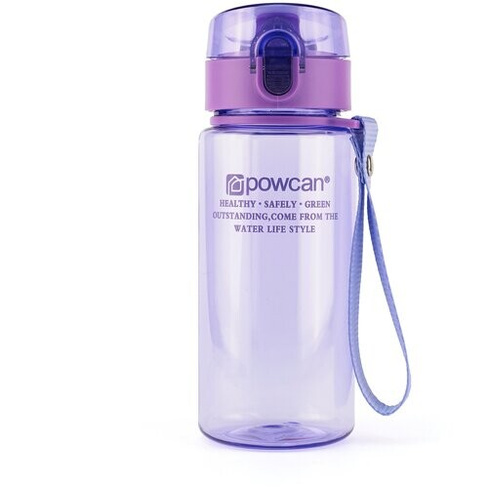 Бутылка для воды POWCAN - purple 400 мл. глянцевая Powcan