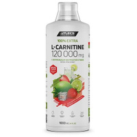 Atlecs L-carnitine 120000 мг л-карнитин, клубника-мохито 1000 мл, 133 порций