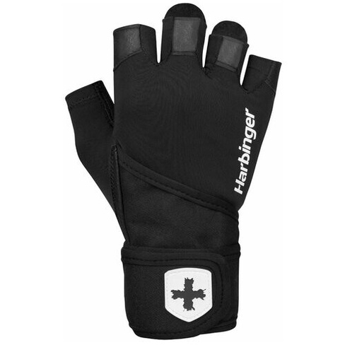 Фитнес перчатки Harbinger PRO WW 2.0, унисекс, черные, L HARBINGER