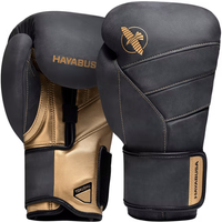 Боксерские перчатки Hayabusa LX Kanpeki Obsidian/Gold (12 унций)