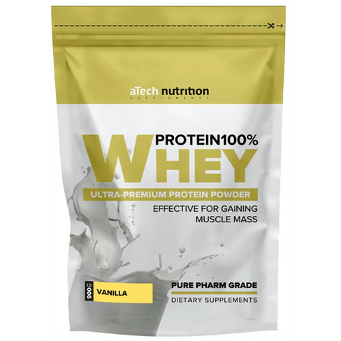 Протеин aTech Nutrition Whey Protein 100% Special Series, 900 гр., (ваниль)
