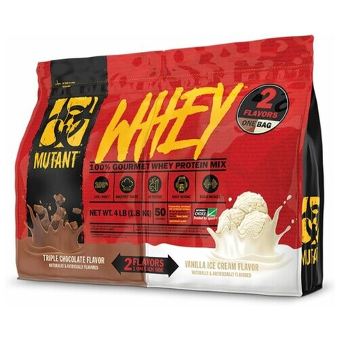 Протеин Mutant Whey, 1800 гр., тройной шоколад/ванильное мороженое