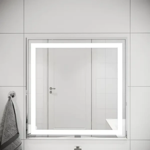 Зеркало для ванной Пронто Люкс с подсветкой 60x60 см Без бренда