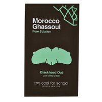 TOO COOL FOR SCHOOL Очищающие полоски для носа против черных точек Morocco Ghassoul Маска для лица