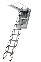 Чердачная ножничная лестница Fakro деревянная LSF, 50х70х300 см
