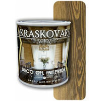 Масло Kraskovar Deco Oil Interior, орех, 0.75 л