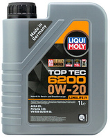 Моторное масло LiquiMoly 0W20 1 л Top Tec 6200