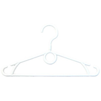 Вешалка-плечики для детской одежды ПВ-08 белая (размер 34-36, 200 штук в упаковке)