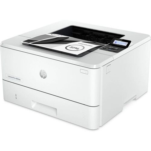 Принтер лазерный HP LaserJet Pro 4003dw черно-белая печать, A4, цвет белый [2z610a]
